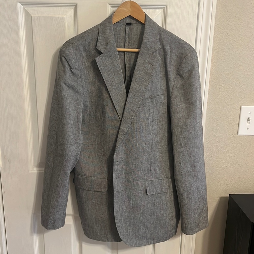 J. Crew Ludlow slim fit cotton linen blazer